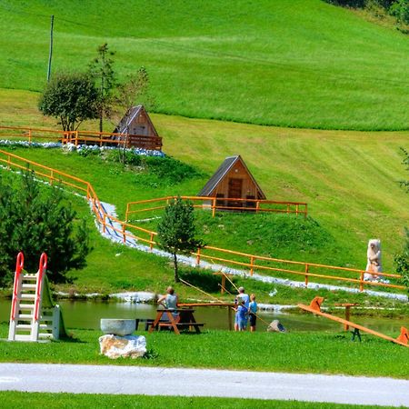 Wooden Chalet - Homestead Vrhovc Zelezniki Exterior foto